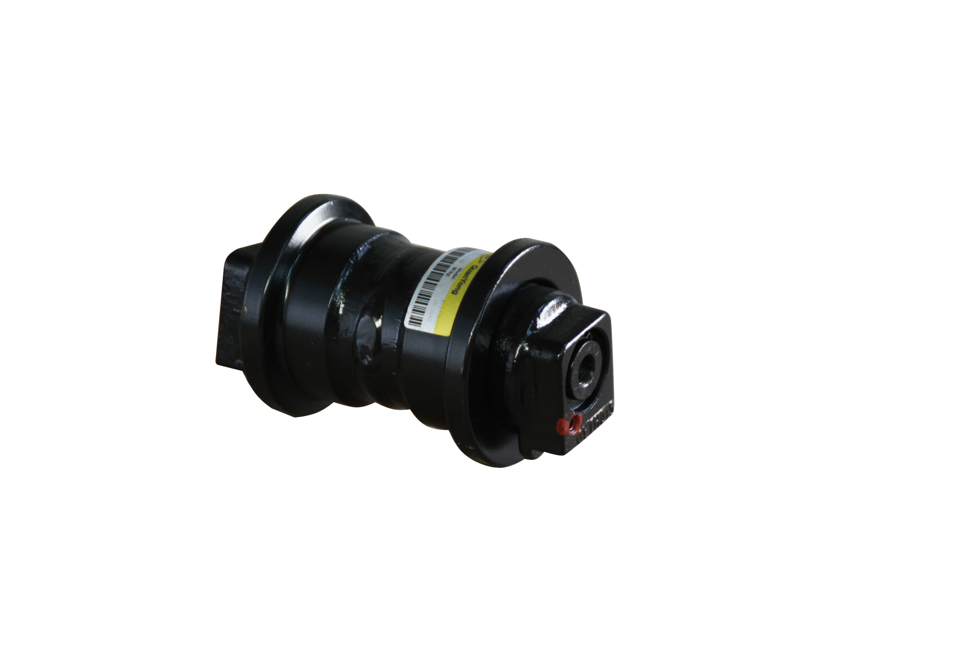 Forged steel track roller for excavator crawler undercarriage weight distribution